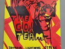 THE GO  TEAM THUNDER, LIGHTNING, STRIKE 2016 RSD Colored swirl vinyl rare record