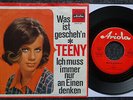 TEENY/Brigitte Brüning 1966 rare rote Ariola Single WAS IST GESCHEH`N/ICH MUSS..