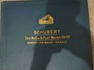 HMV DB 947-50 - Schubert Trio No. 1 - Cortot - Thibaud - Casals 1926 4x 78 RPM