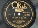 78rpm - Jazz- BILLY HAYs (Lanin): All by Yourself in the Moonlight & Pretty Face