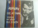 JOHNNY HALLYDAY - Que je t'aime  Philips 45 Espagne 1969