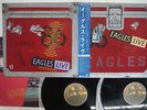 EAGLES LIVE ASYLUM P-5589,90Y Japan OBI POSTER VINYL 2LP