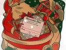 1940's Vintage Recordio Disc Christmas Santa Claus Wilcox-Gay Corp Charlotte MI.