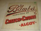 1972 ODE RECORDS CHEECH AND CHONG ALCOY BIG BAMBU  VINYL LP with ROLLING PAPER