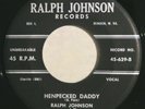 RALPH JOHNSON 639 Ralph Johnson Orig RARE Rockabilly 45 Mint Minus Henpecked Dad