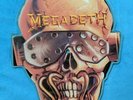 Megadeth “Wake Up Dead” Orig U.K. 1987 vinyl Shaped Pic Disc 7 inch + Insert