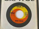 BRIAN WILSON 45 Caroline, No/Summer Means New Love Capitol Pet Sounds HEAR