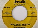 Mod R&B Jump Blues 45 BIG BOB KORNEGAY Hocus Pocus Voo Doo/Come By Here HEAR