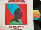 JUSTIN HINES & THE DOMINOES Jezebel ISLAND ILPS9416 1976 No G&L Text Vinyl LP EX