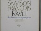 Samson FRANCOIS  RAVEL 2 Concertos CLUYTENS French COLUMBIA Stereo SAXF 136 NM