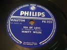 MARTY WILDE : SEA OF LOVE / TEENAGE TEARS.  UK. 78.rpm (1959)
