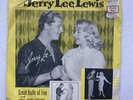 Jerry Lee Lewis GREAT BALLS OF FIRE (ROCKABILLY 45/PS) SUN 281 VG++ 45 RECORD