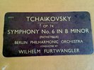 78RMP HMV TCHAIKOVSKY SYMPHONY NO 6 IN B MINOR WILHELM FURTWANGLER 5 Record Set