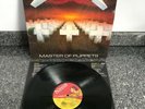 LP VINYL METALLICA  ALBUM MASTER OF PUPPETS IST UK PRESS 1986 PRO CLEANED EX/EX