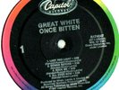 GREAT WHITE ONCE BITTEN ALBUM ,LP ONLY NO COVER