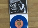 THE DAMNED - Don’t Cry Wolf RARE BLUE VINYL REPRESS 7”