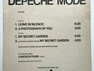 DEPECHE MODE Leave in Silence / My Secret Garden US Vintage 80s PROMO 12” 45 VG