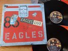 EAGLES Eagles Live Asylum Records ‎ AS 62 032 embossed / poster