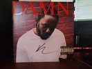 DAMN. by Kendrick Lamar Vinyl 2X LP (SIGNED, Red Colored) - Used (Spun Once)