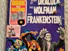 A Story of Dracula Wolfman and Frankenstein 33 RPM Record and Comic Book Vtg