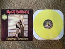 IRON MAIDEN REMEMBER TOMORROW LIMITED VINYL LP RECORD YELLOW 84/100 eddie USA