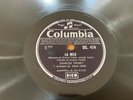 Charles Trenet La Mer, de la fenetre d’en haut 10 inch 78 Columbia Ex+