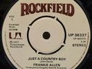 Frankie Allen -Just A Country Boy/I Need You Every Hour 1977 Rockabilly 45RPM 7