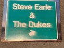 RARE Steve Earle & The Dukes – Exit 0 LP PROMO COPY 1987 MCA  NM/EX