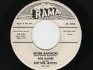 '57 Rockabilly/Rockaballad BOB DAVIES/RHYTHM JESTERS Never Anymore RAMA M- HEAR