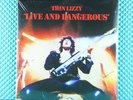 2011 Thin Lizzy Live And Dangerous 12'' 2X LP Vinyl Record Back On Black