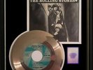 ROLLING STONES AS TEARS GO BY 45 RPM GOLD METALIZED RECORD RARE  NON RIAA AWARD