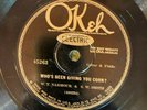 Okeh 45263 Narmour & Smith WHOS BEEN GIVING YOU CORN? 78 rpm Country V+