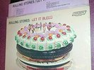 ROLLING STONES LET IT BLEED LP ORIG CLEAN POSTER PINK INNERSLEEVE LONDON