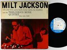 Milt Jackson - With Thelonious Monk Quintet LP - Blue Note Mono DG RVG Ear LEX