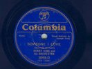 78 rpm Henry King blue wax Columbia 3049-D in E