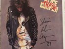 Alice Cooper Trash LP autographed rock and roll vinyl signed 1989 Epic