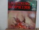 LIGHTNING HOPKINS TIME RECORDS. VOL. 1 BLUES FOLK SERIES MONO 1962 TEXAS BLUES