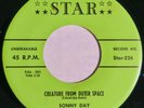 STAR 226 Sonny Day ORIG RARE Rockabilly 45 Mint Minus Creature From Outer Space