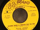 DEAN JONES: st. james infirmary / where does a dream go to die 88 BRAND 7