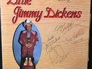 Little Jimmy Dickens Best Of Gusto Lp Vinyl  Record GT0041 AUTOGRAPHED Country