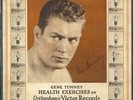 Gene Tunney Health Exercises 1927 Victor 78 Rpm Record Album with Display Cards