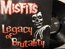 Misfits ‎– Legacy Of Brutality LP 1989 Plan 9 ‎- PL9-06 VG+/VG+