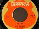 GARY 'U.S.' BONDS: not me / working for my baby LEGRAND 7