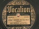 OLD 78 RPM RECORD ROY NEWMAN AND HIS BOYS VOCALION 02906 MESSIN AROUND TIGER RAG