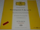 DGG RED Stereo 138015 Quartetto di Roma Trio Santoliquido Brahms Quartet 1/59 NM