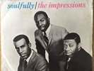 Rare 45 rpm Vinyl EP The Impressions 1965 Soulfully