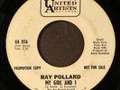 RAY POLLARD: my girl and i / darling take me back UA 7