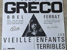 juliette greco 45t juke box vieille brel enfants terribles ferrat cocteau