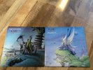 2 Eloy Vinyl Records Time To Turn & Planets, Textured Sleeves Clear Vinyl
