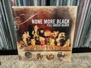 None More Black - File Under Black LP Orange Swirl Marble Kid Dynamite Fat Wreck